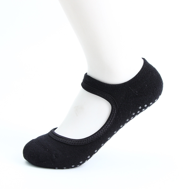 10 Pairs Silicone Non-slip Yoga Socks Half--fingers Open-toed Sports Socks Terry Cushioning Bottom Socks Bulk Wholesale
